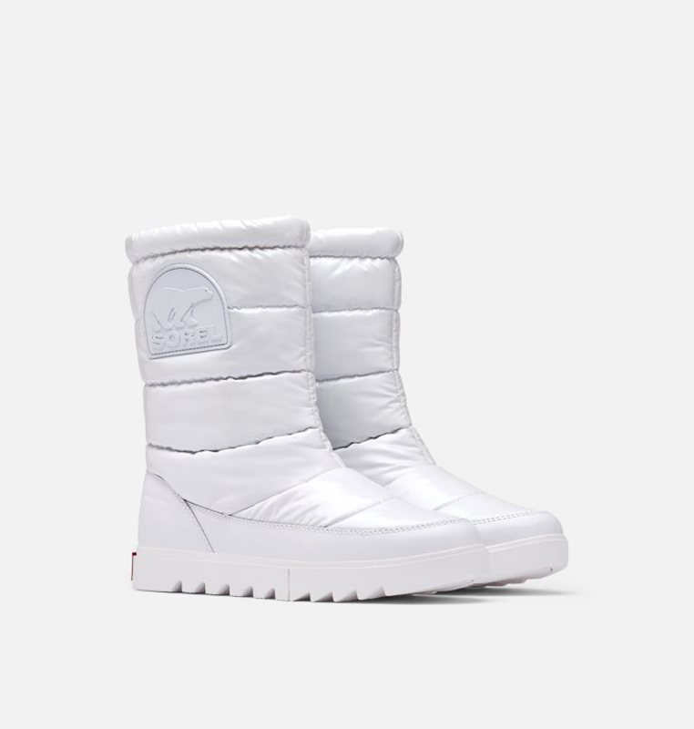 Sorel Kadın Joan Of Arctic™ Next Lite Mid Puffy Kısa - Kar Botu Beyaz - 613-XULFPB